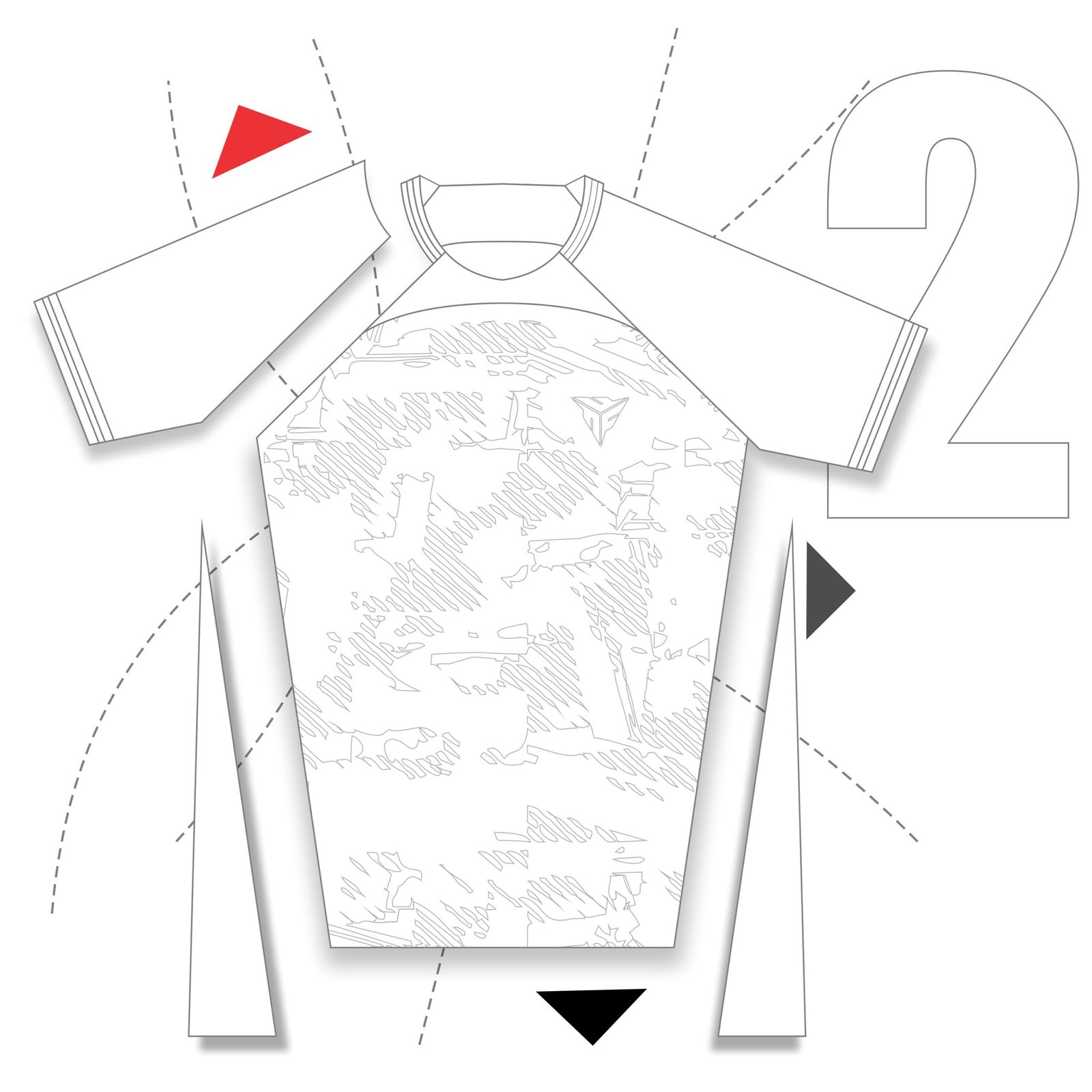 Client confirming custom sportswear design proof before production