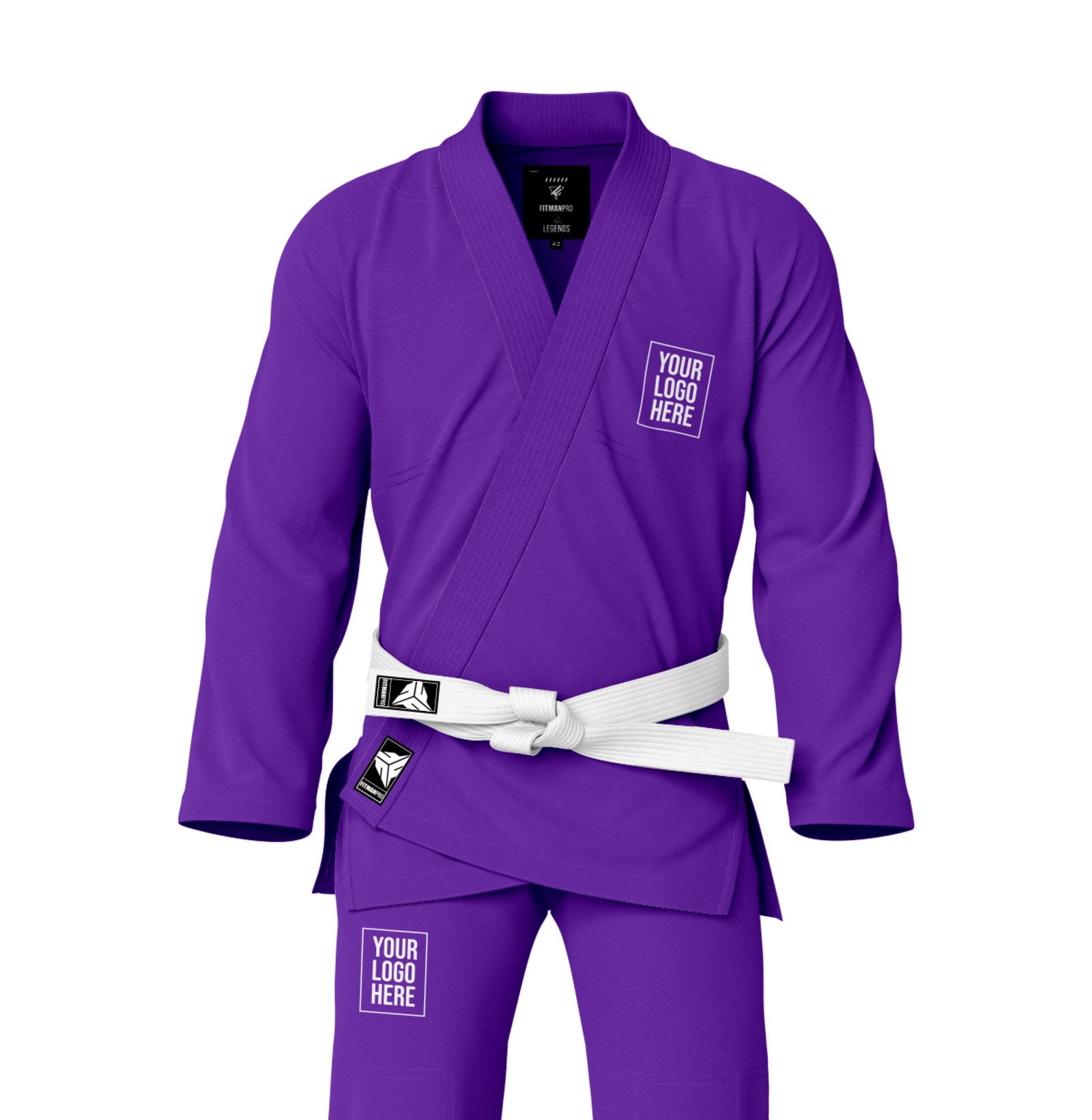 Custom Name/Logo Purple Brazilian Jiu Jitsu Gi (BJJ GI)
