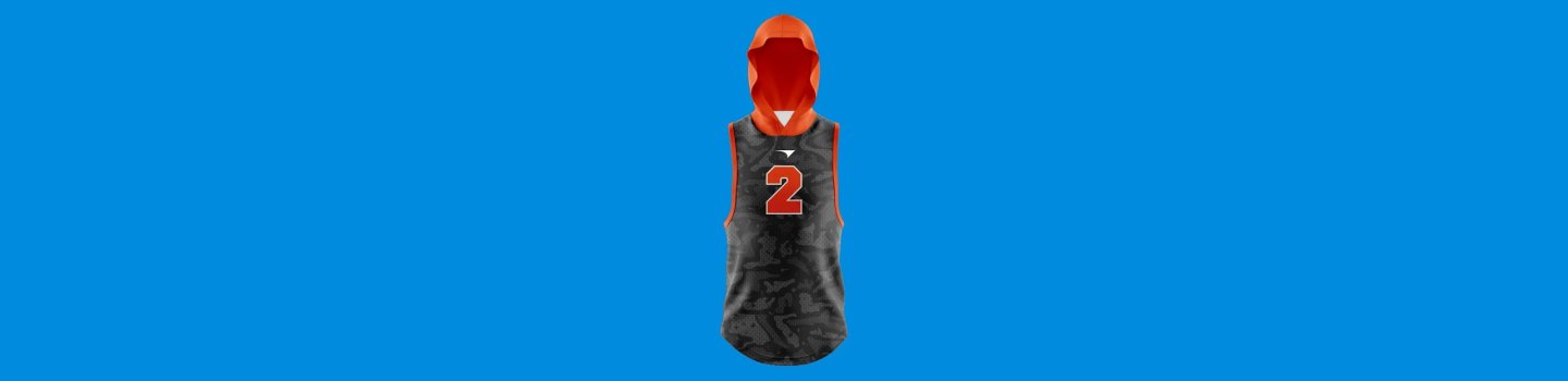 custom 7v7 football uniform front and back view mockup