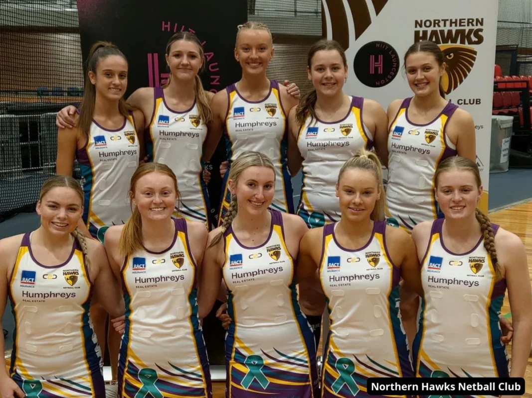 Custom netball team uniforms with unique patterns, expertly crafted by manufacturer
